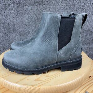 Sorel Charcoal Ankle Booties